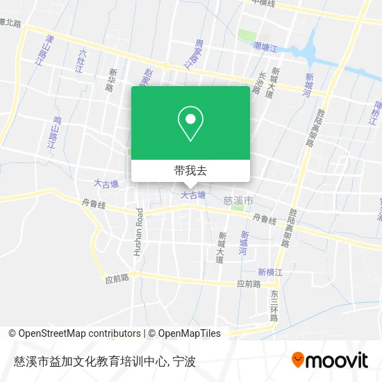 慈溪市益加文化教育培训中心地图