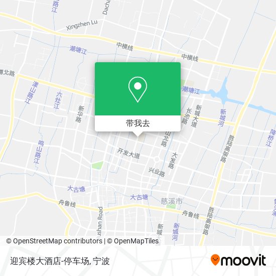 迎宾楼大酒店-停车场地图