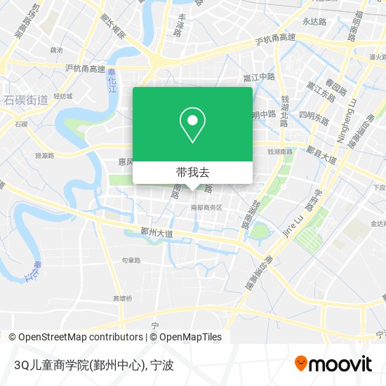 3Q儿童商学院(鄞州中心)地图
