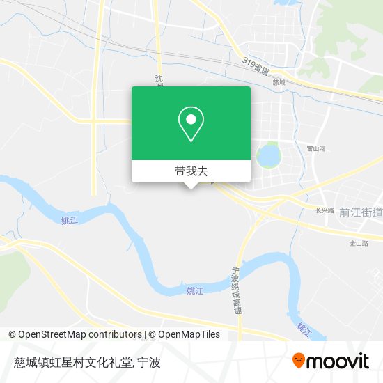 慈城镇虹星村文化礼堂地图
