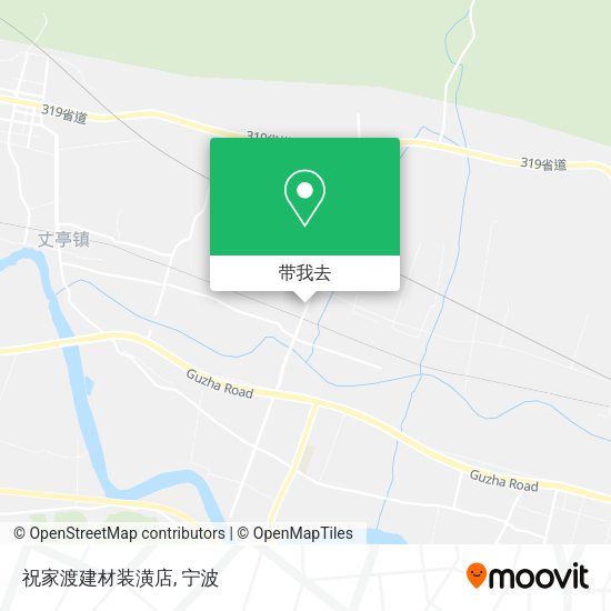祝家渡建材装潢店地图
