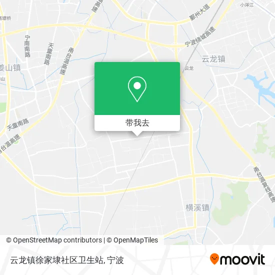 云龙镇徐家埭社区卫生站地图
