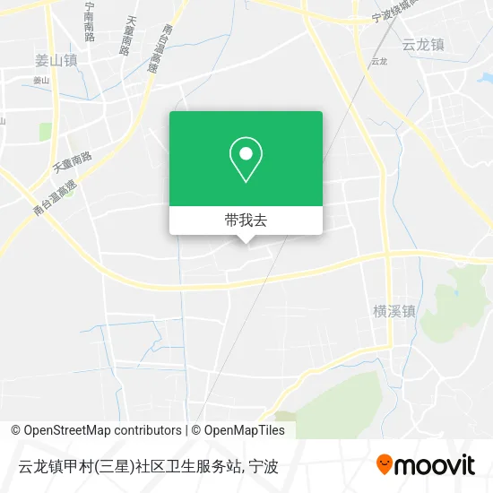 云龙镇甲村(三星)社区卫生服务站地图