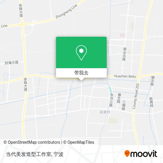 当代美发造型工作室地图