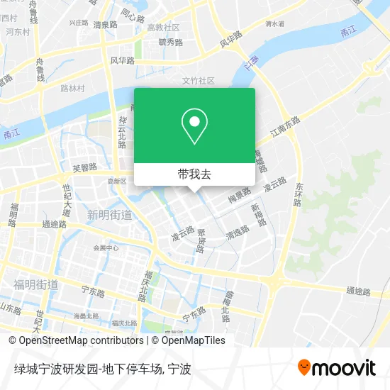 绿城宁波研发园-地下停车场地图