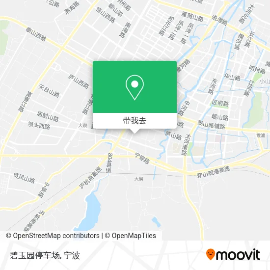 碧玉园停车场地图