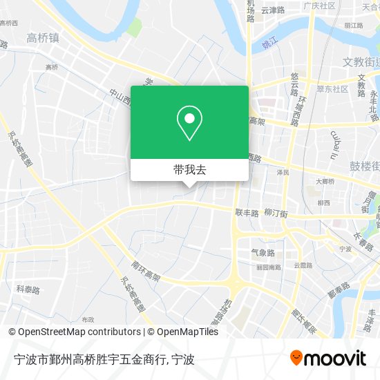 宁波市鄞州高桥胜宇五金商行地图