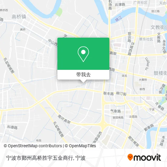 宁波市鄞州高桥胜宇五金商行地图