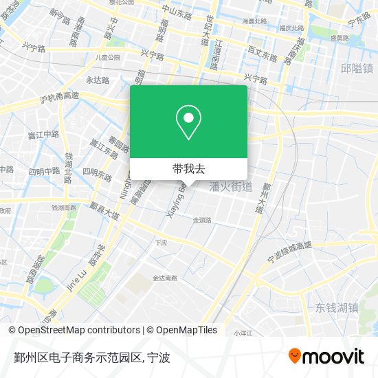 鄞州区电子商务示范园区地图