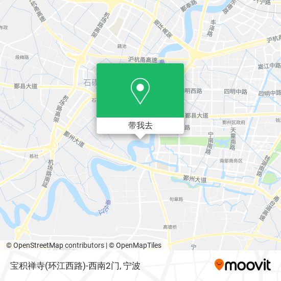宝积禅寺(环江西路)-西南2门地图