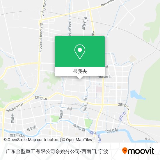广东金型重工有限公司余姚分公司-西南门地图
