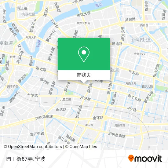 园丁街87弄地图