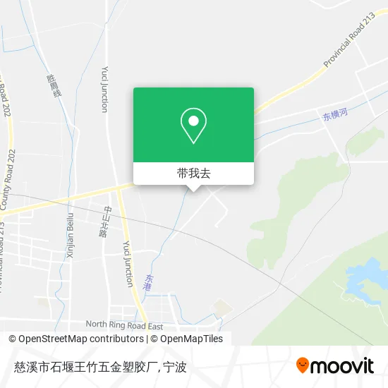 慈溪市石堰王竹五金塑胶厂地图
