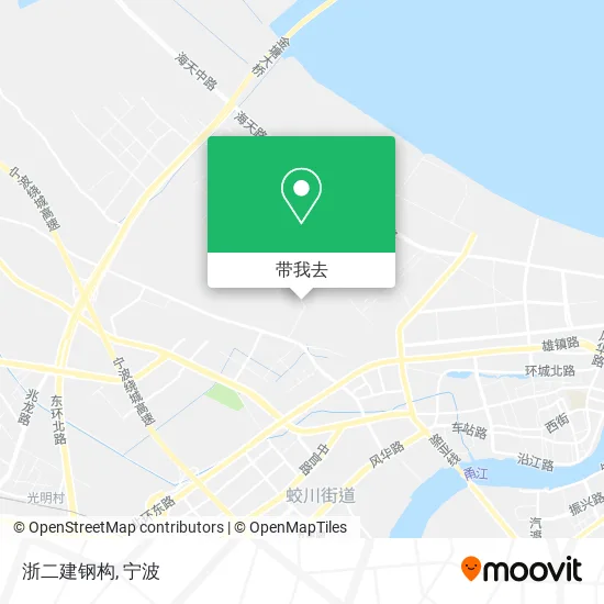 浙二建钢构地图