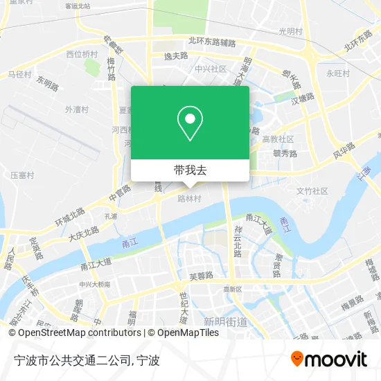 宁波市公共交通二公司地图
