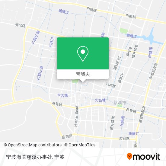 宁波海关慈溪办事处地图
