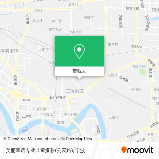 美丽童话专业儿童摄影(公园路)地图