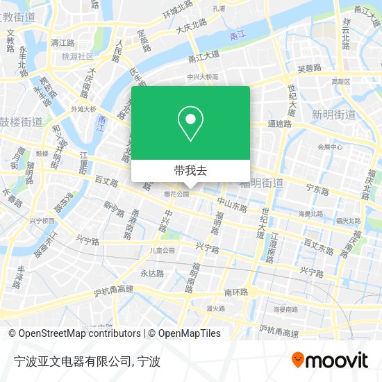 宁波亚文电器有限公司地图