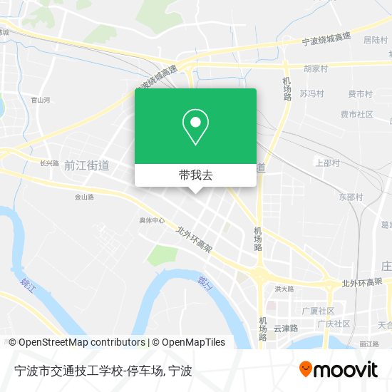 宁波市交通技工学校-停车场地图