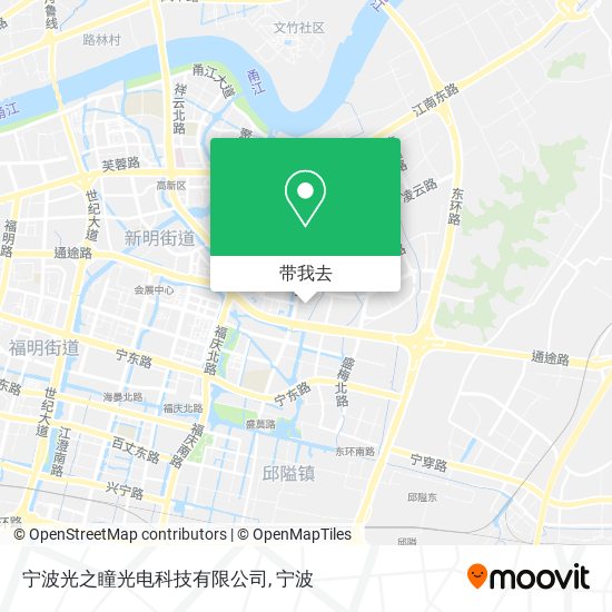 宁波光之瞳光电科技有限公司地图