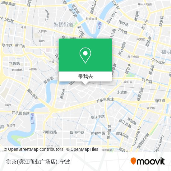 御茶(滨江商业广场店)地图