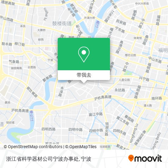 浙江省科学器材公司宁波办事处地图