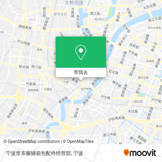 宁波世东服辅箱包配件经营部地图