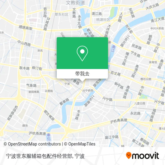 宁波世东服辅箱包配件经营部地图