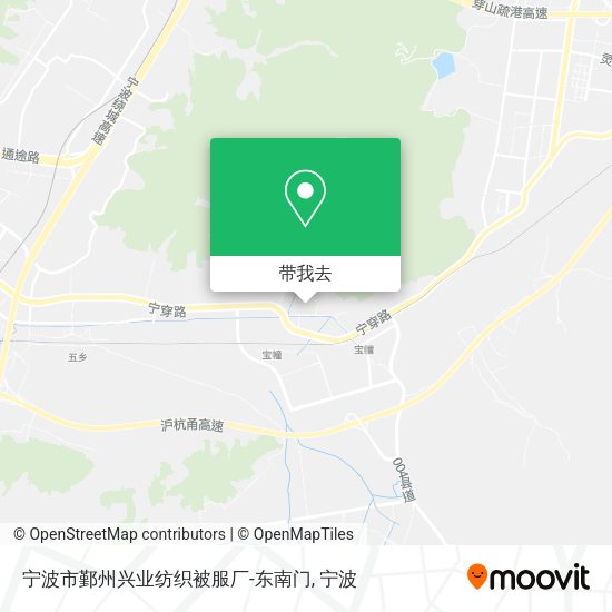 宁波市鄞州兴业纺织被服厂-东南门地图