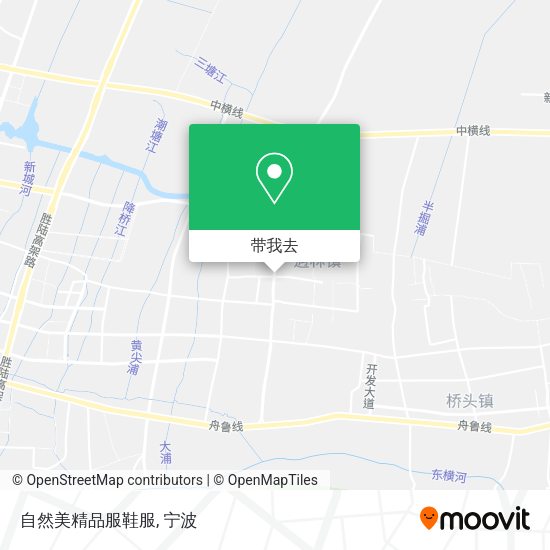 自然美精品服鞋服地图