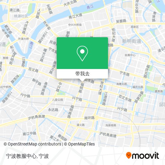 宁波教服中心地图