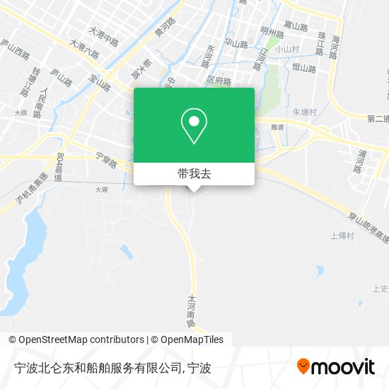 宁波北仑东和船舶服务有限公司地图