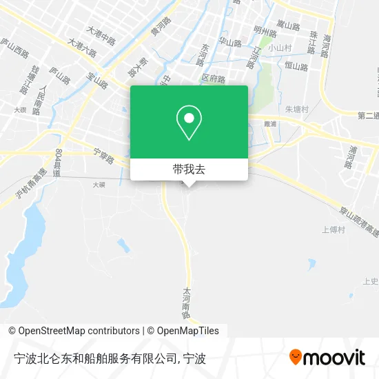 宁波北仑东和船舶服务有限公司地图