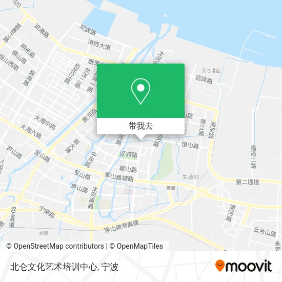 北仑文化艺术培训中心地图