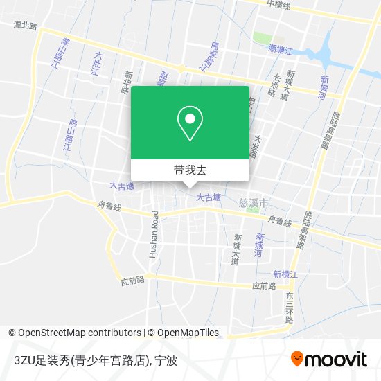 3ZU足装秀(青少年宫路店)地图