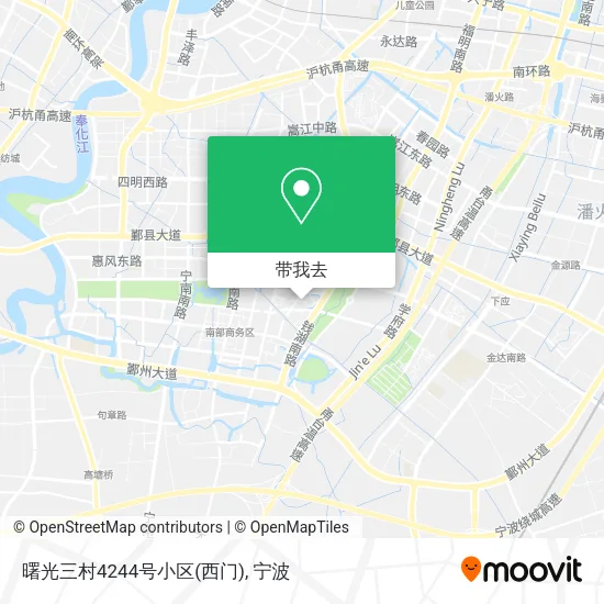 曙光三村4244号小区(西门)地图