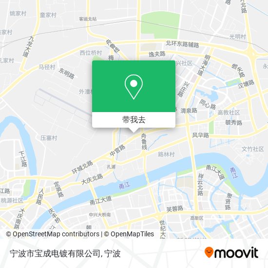 宁波市宝成电镀有限公司地图