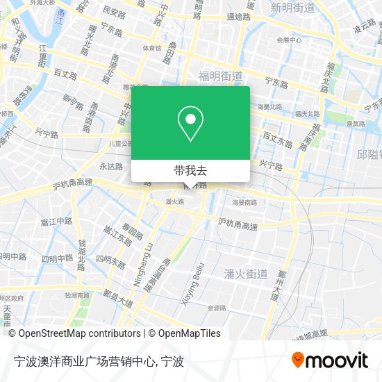 宁波澳洋商业广场营销中心地图
