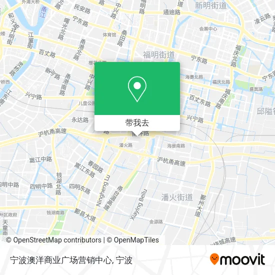 宁波澳洋商业广场营销中心地图