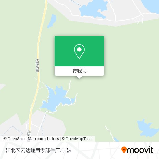 江北区云达通用零部件厂地图