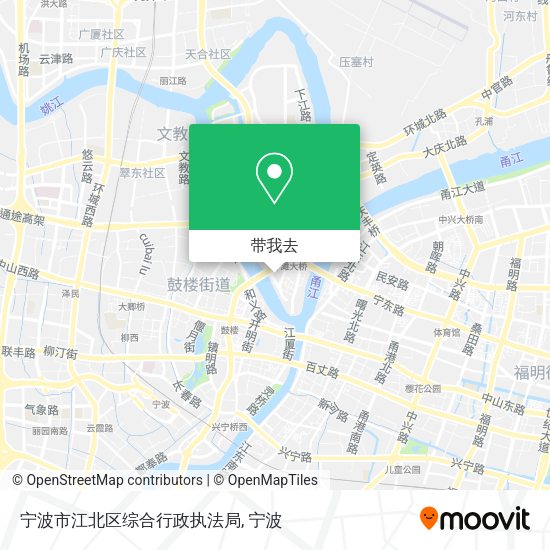 宁波市江北区综合行政执法局地图