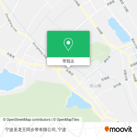 宁波圣龙王同步带有限公司地图