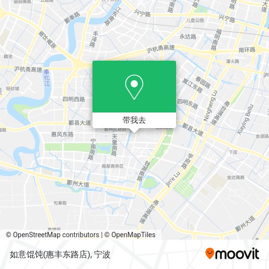 如意馄饨(惠丰东路店)地图