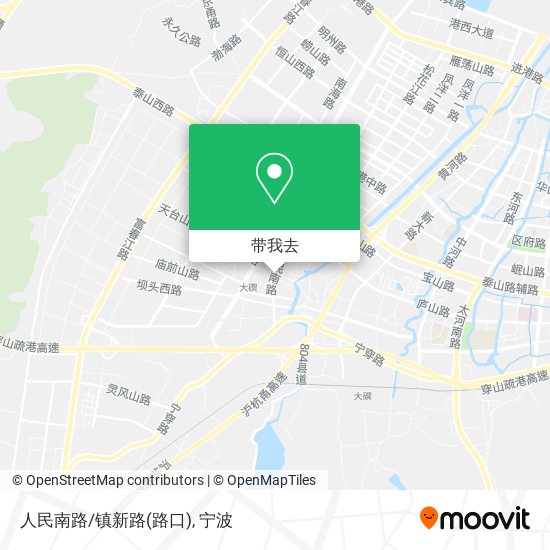 人民南路/镇新路(路口)地图