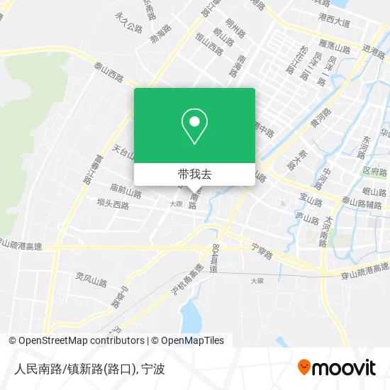人民南路/镇新路(路口)地图