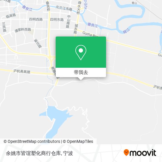 余姚市皆谊塑化商行仓库地图
