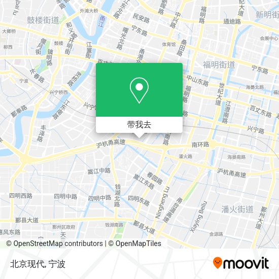 北京现代地图