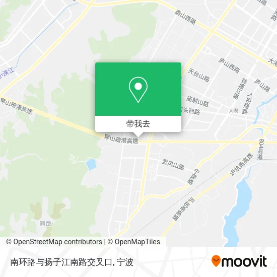 南环路与扬子江南路交叉口地图