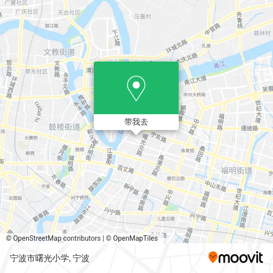 宁波市曙光小学地图