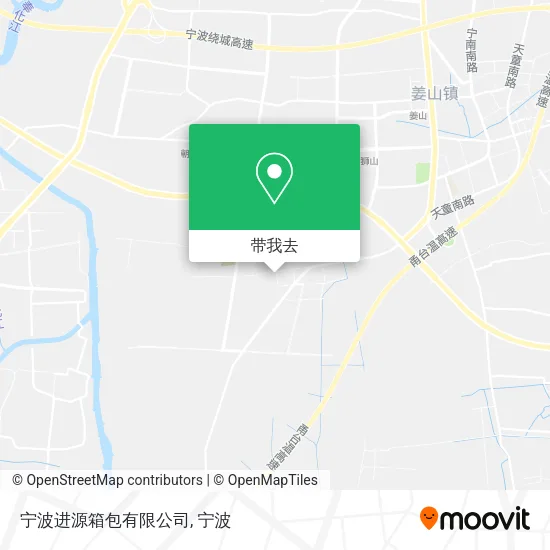 宁波进源箱包有限公司地图
